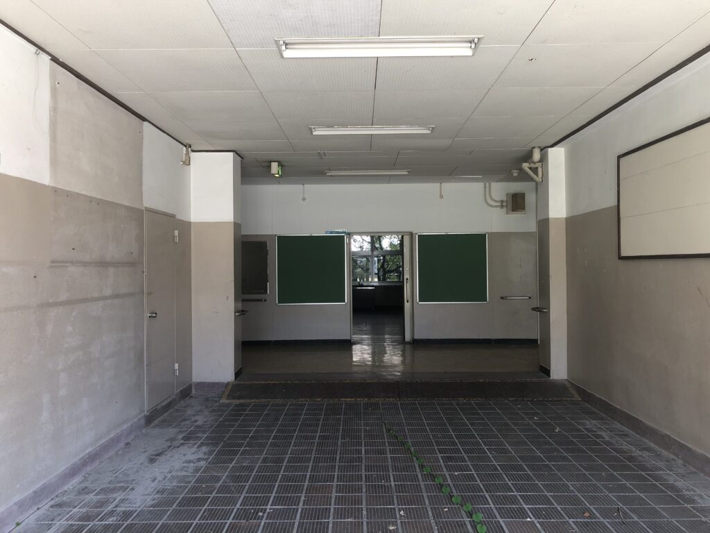 旧千寿第五小学校工事前風景